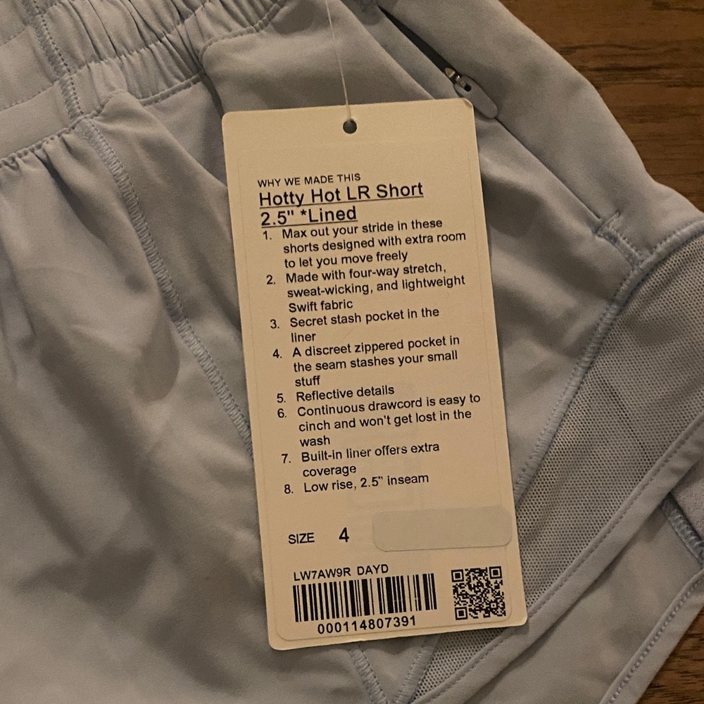 Lululemon Athletica Light Blue Shorts